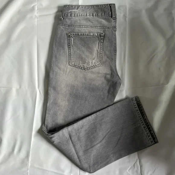 Boyfriend Distressed Mid-rise Y2K Jeans, Size  30 - Picture 7 of 12